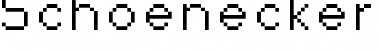 schoenecker 10_56 Regular Font Title Preview
