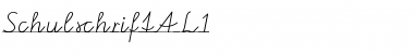 SchulschriftA Regular Font Title Preview