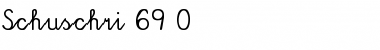 Schuschri 69-0 Regular Font Title Preview