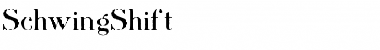 SchwingShift Regular Font Title Preview