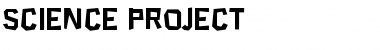 Science Project Regular Font Title Preview