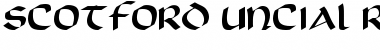 Scotford Uncial Regular Font Title Preview
