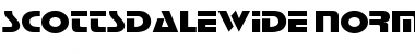 ScottsdaleWide Normal Font Title Preview