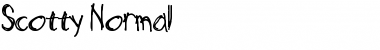 Scotty Regular Font Title Preview
