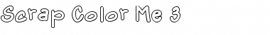 Scrap Color Me 3 Regular Font Title Preview