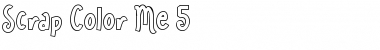Scrap Color Me 5 Regular Font Title Preview
