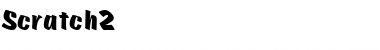Scratch2 Regular Font Title Preview