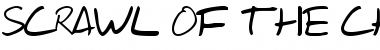 Scrawl Of The Chief Regular Font Title Preview