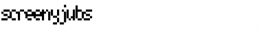 screenyjubs Regular Font Title Preview