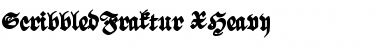 ScribbledFraktur-XHeavy Regular Font Title Preview