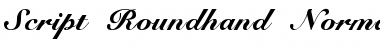Script-Roundhand Normal Font Title Preview