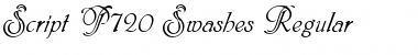 Script-P720-Swashes Regular Font Title Preview