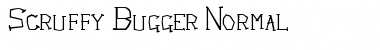 Scruffy Bugger Normal Font Title Preview