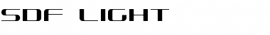SDF Light Light Font Title Preview