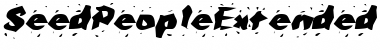 SeedPeopleExtended Oblique Font Title Preview