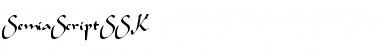 SemiaScriptSSK Regular Font Title Preview
