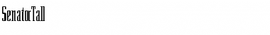 SenatorTall Regular Font Title Preview