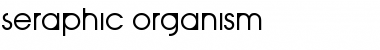 Seraphic Organism Regular Font Title Preview