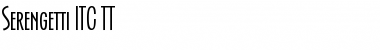 Serengetti ITC TT Regular Font Title Preview