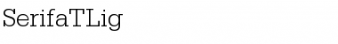SerifaTLig Regular Font Title Preview
