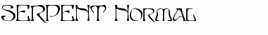 SERPENT Normal Font Title Preview