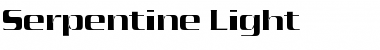 Serpentine Light Regular Font Title Preview