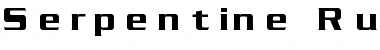 Serpentine Rus Regular Font Title Preview