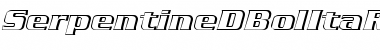 SerpentineDBolItaRe1 Regular Font Title Preview