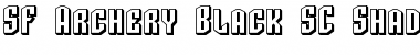 SF Archery Black SC Shaded Regular Font Title Preview