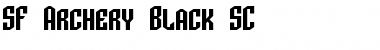 SF Archery Black SC Regular Font Title Preview