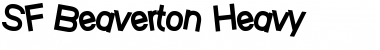 SF Beaverton Heavy Font Title Preview