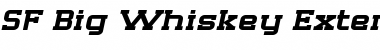 SF Big Whiskey Extended Regular Font Title Preview