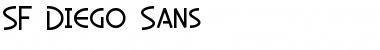 SF Diego Sans Regular Font Title Preview
