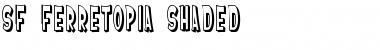 SF Ferretopia Shaded Regular Font Title Preview