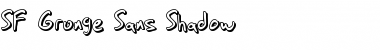 SF Grunge Sans Shadow Regular Font Title Preview