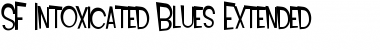 SF Intoxicated Blues Extended Regular Font Title Preview