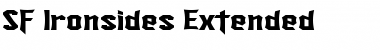 SF Ironsides Extended Regular Font Title Preview