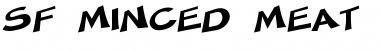 SF Minced Meat Extended Regular Font Title Preview