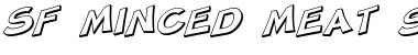 SF Minced Meat Shaded Oblique Font Title Preview