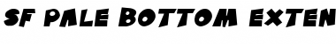 SF Pale Bottom Extended Oblique Font Title Preview