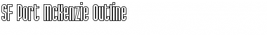 SF Port McKenzie Outline Regular Font Title Preview
