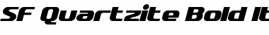 SF Quartzite Bold Italic Font Title Preview