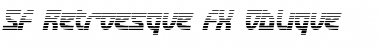 SF Retroesque FX Oblique Font Title Preview