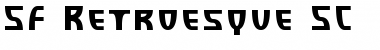 SF Retroesque SC Regular Font Title Preview