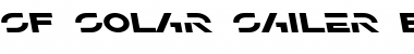 SF Solar Sailer Extended Italic Font Title Preview