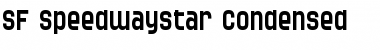 SF Speedwaystar Condensed Regular Font Title Preview