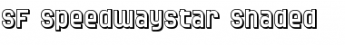 SF Speedwaystar Shaded Regular Font Title Preview
