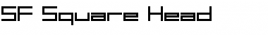 SF Square Head Regular Font Title Preview