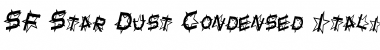 SF Star Dust Condensed Italic Font Title Preview