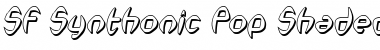 SF Synthonic Pop Shaded Oblique Font Title Preview